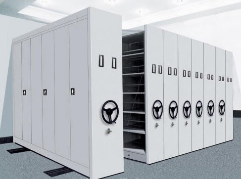 Shelving Options for Mobile Compactor